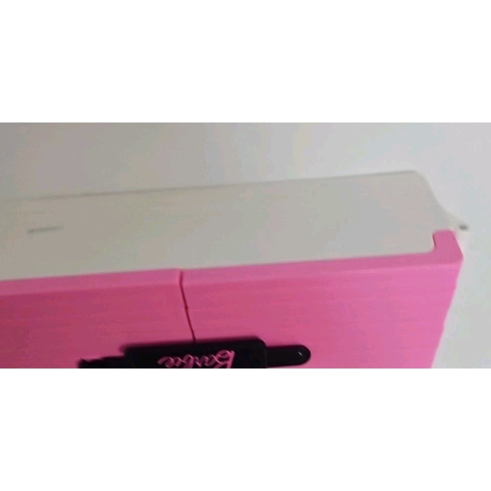 Barbie Doll Closet Storage Pink Black Box 2011 carrying case - Picture 11 of 12